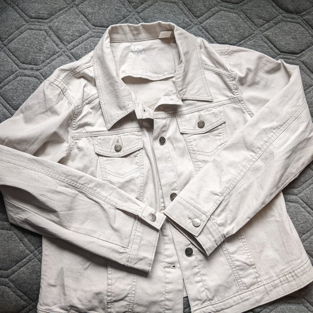 Lee | White Denim Jacket